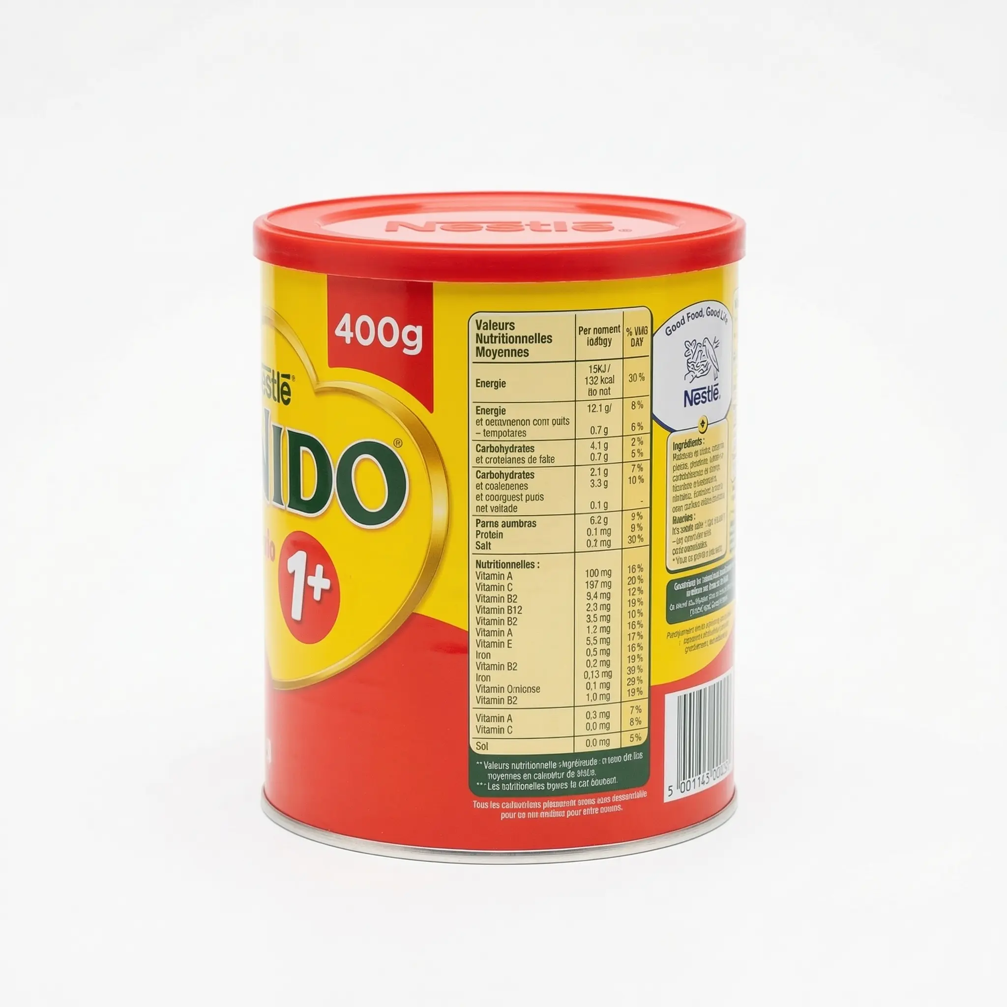 Boîte latérale de en poudre de croissance pour enfant 1+